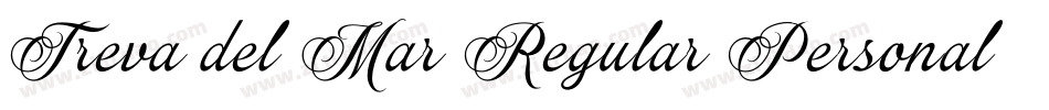 Treva del Mar Regular Personal Use Only字体转换